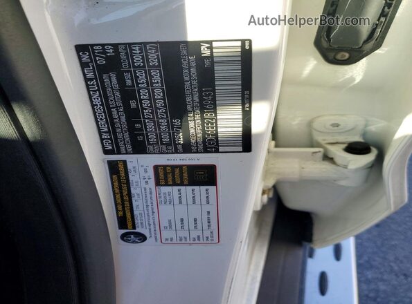4JGDF6EE2JB169431 2018 MERCEDES-BENZ GLS White Vista de los asientos traseros