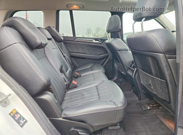 4JGDF6EE3GA620736 2016 MERCEDES-BENZ GL-CLASS Белый Вид задней части салона