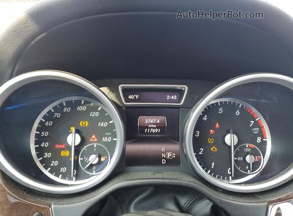 4JGDF6EE3GA690995 2016 MERCEDES-BENZ GL-CLASS Серебряный Вид щитка приборов