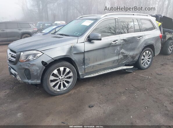 4JGDF6EE3JB098482 2018 MERCEDES-BENZ GLS 450 Gray Передня ліва чверть