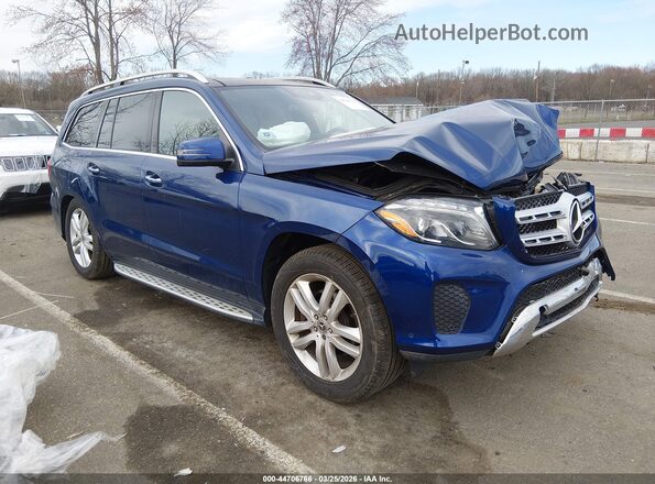 4JGDF6EE3KB183680 2019 MERCEDES-BENZ GLS 450 Blue Przód prawy