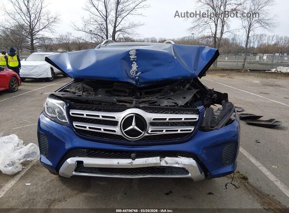4JGDF6EE3KB183680 2019 MERCEDES-BENZ GLS 450 Blue Widok z przodu