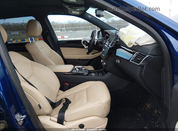 4JGDF6EE3KB183680 2019 MERCEDES-BENZ GLS 450 Blue Widok wnętrza z przodu