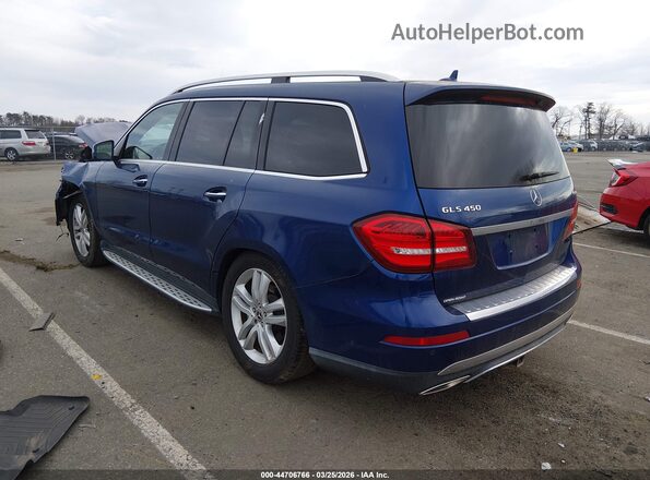 4JGDF6EE3KB183680 2019 MERCEDES-BENZ GLS 450 Blue Tył lewy
