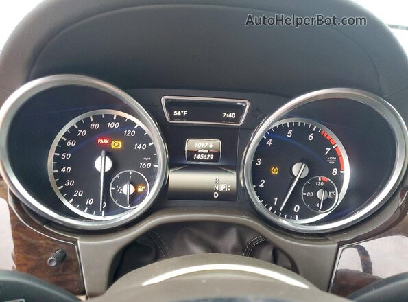 4JGDF6EE4GA621815 2016 MERCEDES-BENZ GL-CLASS Black Սարքավորումների վահանակի տեսք
