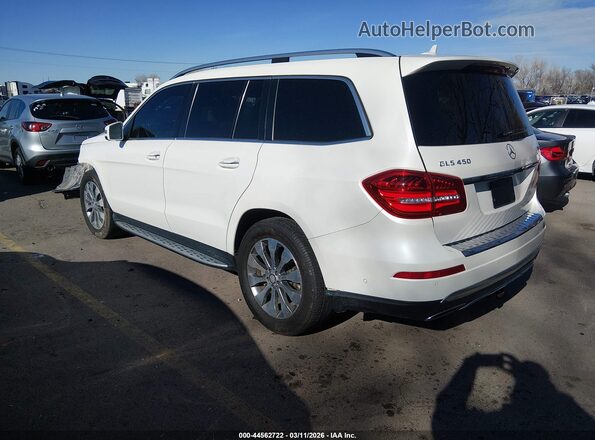 4JGDF6EE4HA806495 2017 MERCEDES-BENZ GLS 450 Белый Задняя левая четверть