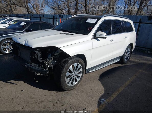 4JGDF6EE4HA806495 2017 MERCEDES-BENZ GLS 450 Белый Передняя левая четверть