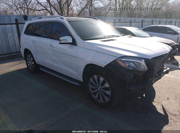 4JGDF6EE4HA806495 2017 MERCEDES-BENZ GLS 450 Белый Передняя правая четверть
