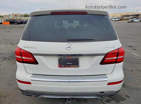 4JGDF6EE4HA942951 2017 MERCEDES-BENZ GLS White Вид ззаду