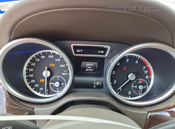 4JGDF6EE6GA705652 2016 MERCEDES-BENZ GL-CLASS White Սարքավորումների վահանակի տեսք