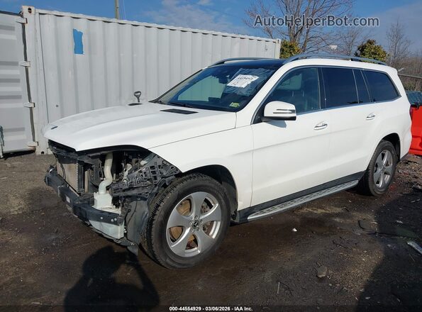 4JGDF6EE6HA937136 2017 MERCEDES-BENZ GLS 450 White Առջևի ձախ երեք քառորդ տեսարան