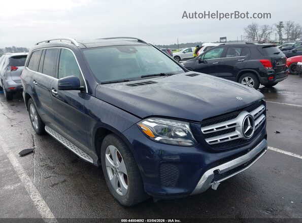 4JGDF6EE6JB031763 2018 MERCEDES-BENZ GLS 450 Blue Delantero derecho