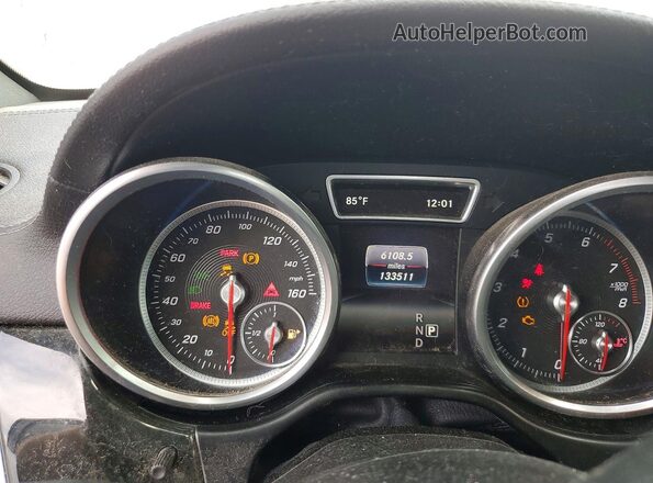 4JGDF6EE7HA789188 2017 MERCEDES-BENZ GLS White Вид щитка приладів