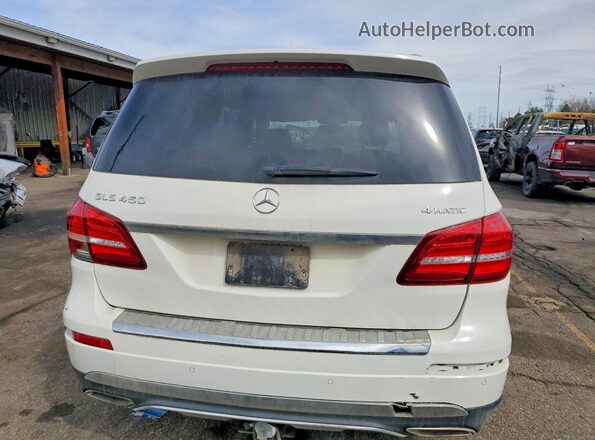4JGDF6EE7HA789188 2017 MERCEDES-BENZ GLS White Вид ззаду