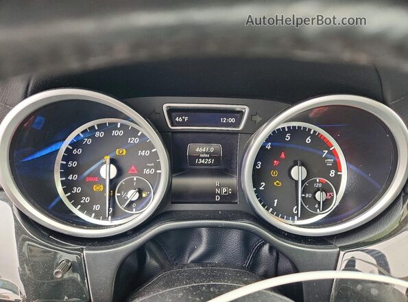 4JGDF6EE8GA646913 2016 MERCEDES-BENZ GL-CLASS Silver Vista del cuadro de instrumentos