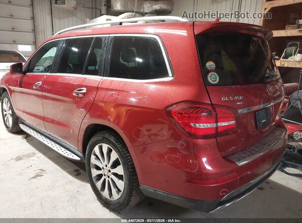 4JGDF6EE8HA856977 2017 MERCEDES-BENZ GLS 450 Красный Задняя левая четверть