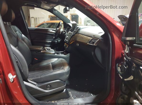 4JGDF6EE8HA856977 2017 MERCEDES-BENZ GLS 450 Красный Вид салона спереди
