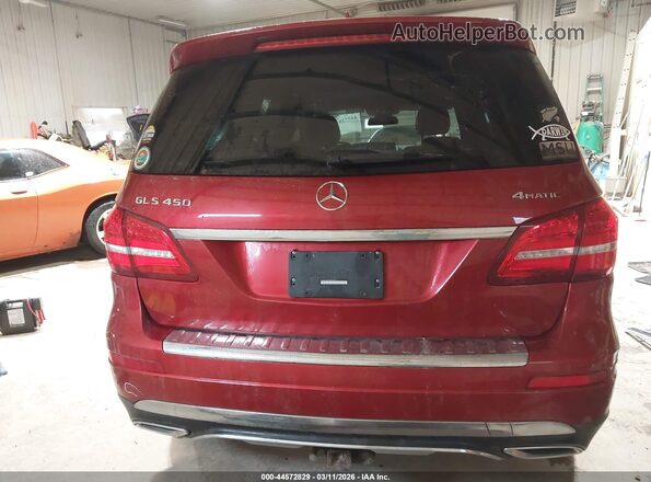 4JGDF6EE8HA856977 2017 MERCEDES-BENZ GLS 450 Красный 