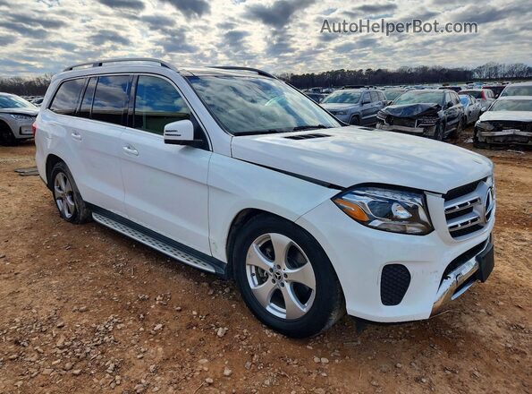 4JGDF6EEXHA989496 2017 MERCEDES-BENZ GLS Белый Передняя правая четверть