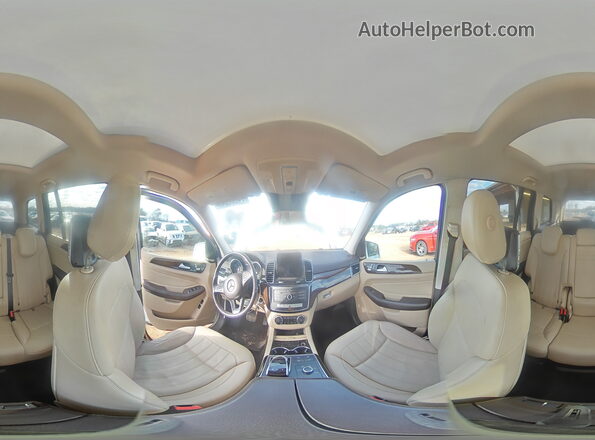 4JGDF6EEXHA989496 2017 MERCEDES-BENZ GLS Белый Панорамный вид салона 360°