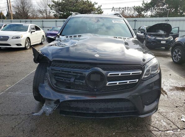 4JGDF7DE2HA827904 2017 MERCEDES-BENZ GLS Черный Вид спереди