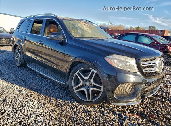4JGDF7DE7HA882381 2017 MERCEDES-BENZ GLS Черный Передняя правая четверть