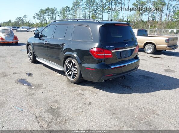 4JGDF7DE7JA999898 2018 MERCEDES-BENZ GLS 550 Черный Задняя левая четверть