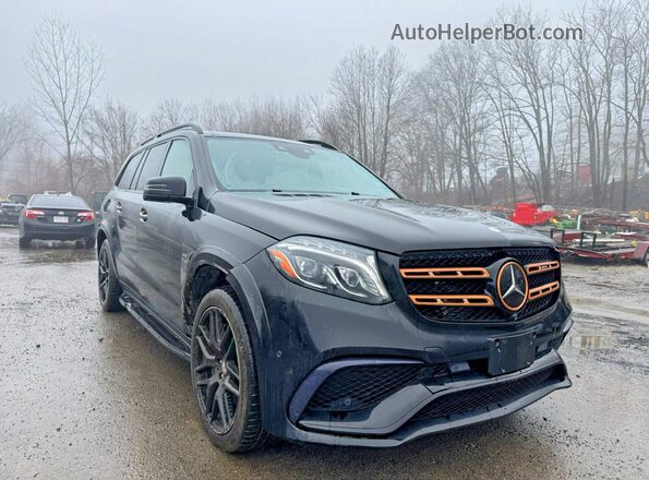 4JGDF7FE7HA897346 2017 MERCEDES-BENZ GLS Black წინა მარცხენა ხედი სამი მეოთხედიდან