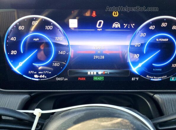 4JGDM2EB9PA028536 2023 MERCEDES-BENZ EQS Black ხელსაწყოთა პანელის ხედი