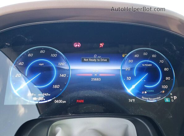 4JGDM4EBXPA002376 2023 MERCEDES-BENZ EQS Black ხელსაწყოთა პანელის ხედი
