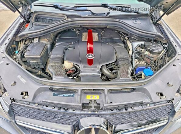 4JGED6EB0HA081347 2017 MERCEDES-BENZ GLE Серый Вид салона спереди