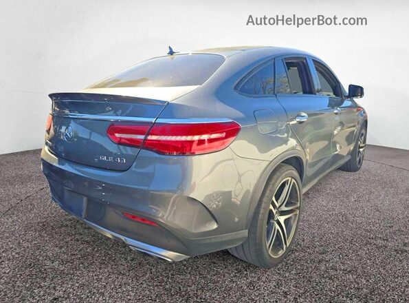 4JGED6EB0HA081347 2017 MERCEDES-BENZ GLE Серый Передняя правая четверть