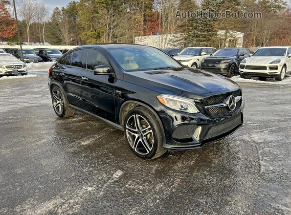 4JGED6EB1KA142762 2019 MERCEDES-BENZ GLE Черный Передняя левая четверть