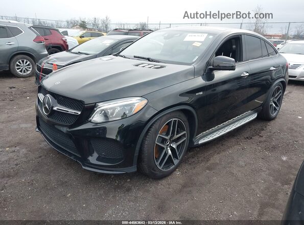 4JGED6EB1KA154121 2019 MERCEDES-BENZ AMG GLE 43 COUPE Черный Передняя левая четверть