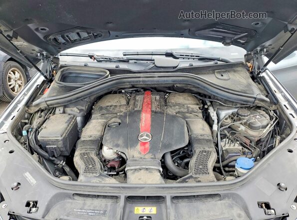 4JGED6EB3KA138714 2019 MERCEDES-BENZ GLE Gray Vista del compartimento del motor
