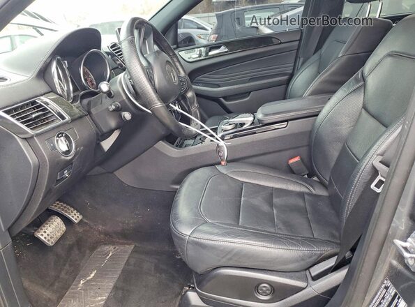 4JGED6EB3KA138714 2019 MERCEDES-BENZ GLE Gray Vista interior delantera