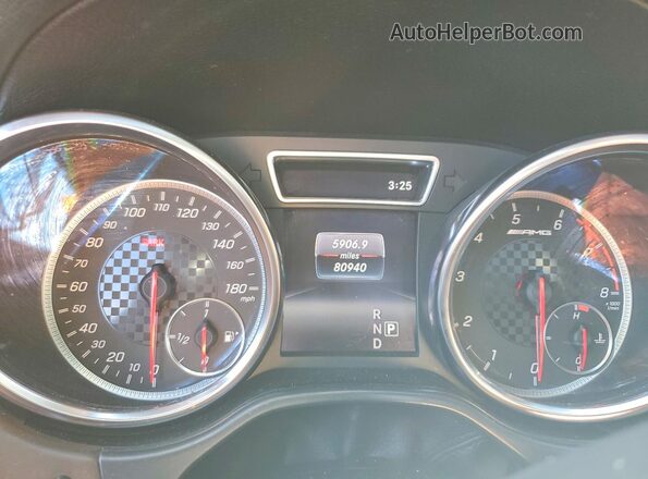 4JGED6EB6KA149593 2019 MERCEDES-BENZ GLE White Սարքավորումների վահանակի տեսք