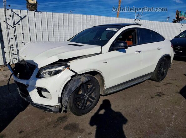 4JGED6EB6KA149593 2019 MERCEDES-BENZ GLE White Առջևի ձախ երեք քառորդ տեսարան