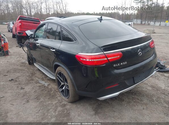 4JGED6EB8GA023050 2016 MERCEDES-BENZ GLE 450 AMG COUPE Black Rear left