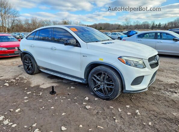 4JGED6EB8KA133329 2019 MERCEDES-BENZ GLE Белый Передняя правая четверть