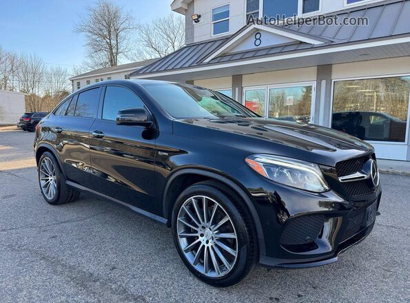 4JGED6EB8KA151684 2019 MERCEDES-BENZ GLE Черный Передняя левая четверть