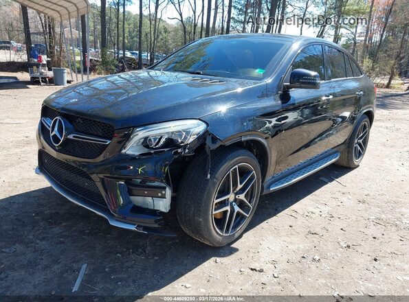 4JGED6EB9GA007147 2016 MERCEDES-BENZ GLE 450 AMG COUPE Black Przód lewy