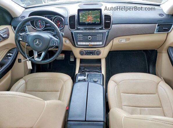 4JGED6EBXHA050056 2017 MERCEDES-BENZ GLE Белый Вид щитка приборов