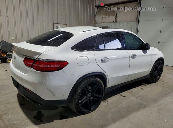 4JGED6EBXHA062837 2017 MERCEDES-BENZ GLE Белый Задняя правая четверть