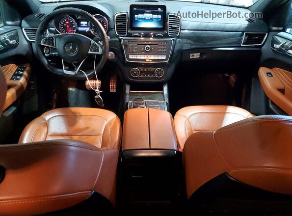 4JGED6EBXHA062837 2017 MERCEDES-BENZ GLE Белый Вид панели приборов