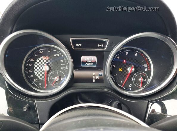 4JGED6EBXHA062837 2017 MERCEDES-BENZ GLE Белый Вид щитка приборов