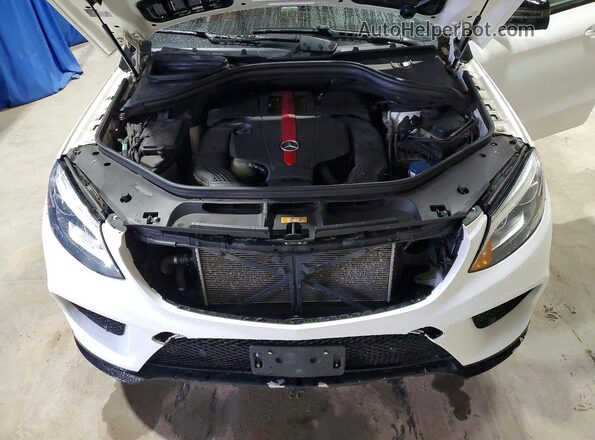 4JGED6EBXHA062837 2017 MERCEDES-BENZ GLE Белый Вид подкапотного пространства