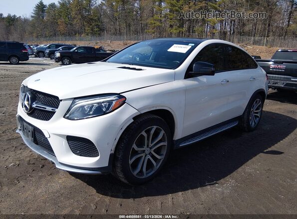 4JGED6EBXHA072705 2017 MERCEDES-BENZ AMG GLE 43 COUPE Белый Передняя левая четверть