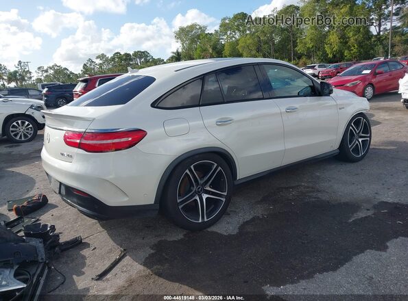 4JGED6EBXKA153484 2019 MERCEDES-BENZ AMG GLE 43 COUPE Белый Задняя правая четверть