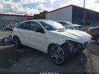 2019 Mercedes-benz Amg Gle 43 Coupe 4matic Белый vin: 4JGED6EBXKA153484